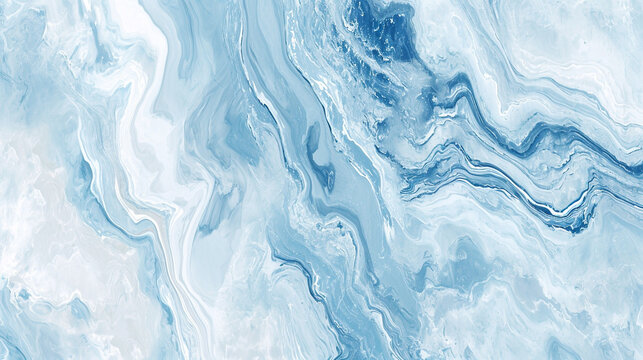 Baby blue & white marble background