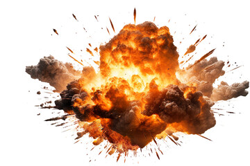 Fire explosion effect element - obrazy, fototapety, plakaty