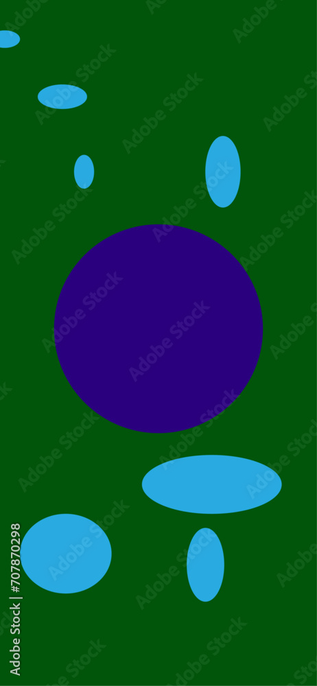 Aufkleber 3d render of a person pushing a button on a blueboard | iphone background