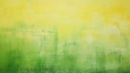 Obraz na płótnie Canvas vibrant green and yellow abstract acrylic brush strokes. dynamic backdrop for creative designs, artistic wallpapers, and bold visual projects