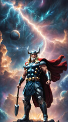 Thor god of Norse