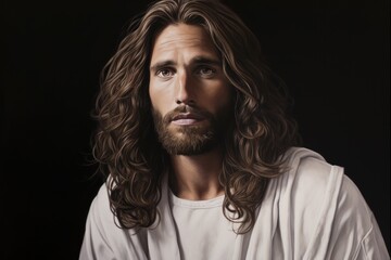 Fototapeta premium Portrait of Jesus Christ Son of God,savior of mankind