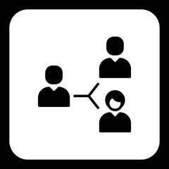 Business icon. Black business icon. Line business icon. Business icon set