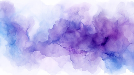 Fototapeta premium purple blue abstract watercolor texture background on white isolated background
