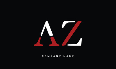 AZ, ZA, A, Z Abstract Letters Logo Monogram