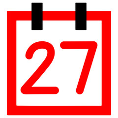 Calendar number 27