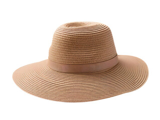 Fototapeta na wymiar Woman's Straw Hat, isolated on a transparent or white background