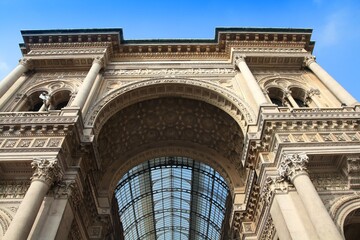Fototapeta na wymiar Milan Galleria Vittorio Emanuele