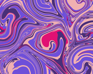 Obraz premium Abstract Liquid Background Texture Retro Illustration