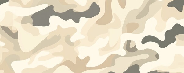 Ivory camouflage pattern design poster background