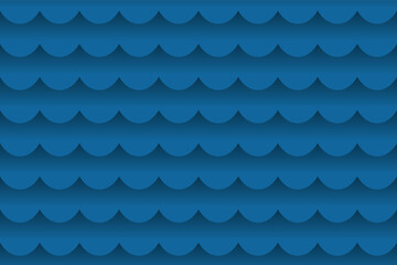 Nautical background dark ocean waves