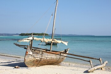 Paysage paradisiaque de l'ile de Nosy Iranja et ses plages sauvages
