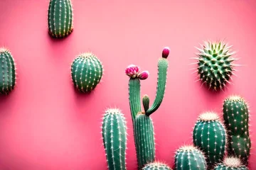 Raamstickers Cactus cactus in the desert