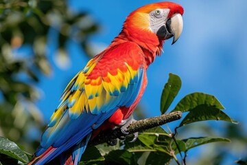 blue and yellow , rad macaw