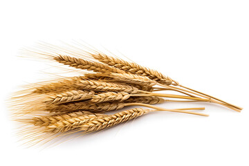 Close-up of wheat ears , generative AI