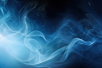 Fototapeta premium Abstract Color Smoke on Vintage Black Backdrop