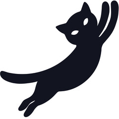 black cat silhouette