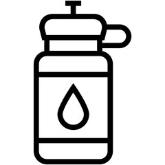 Water Bottle Vector Icon