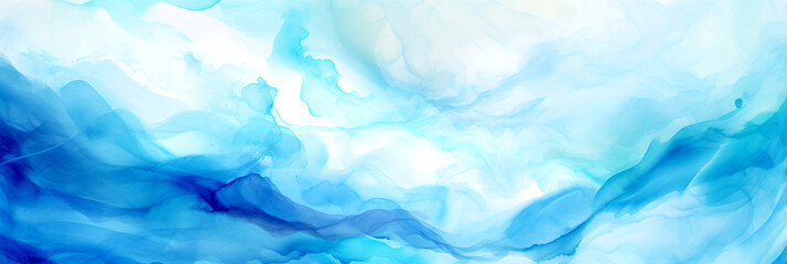 Fototapeta premium Dynamic Pearl Wallpaper, Watercolor Painting 