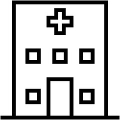 Obraz premium Hospital Vector Icon