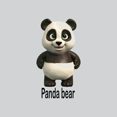 cute panda design 
