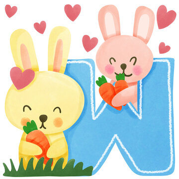 Easter bunny and freind