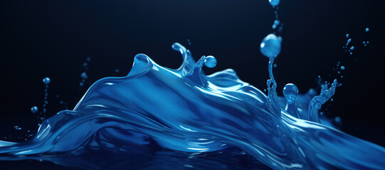 water splash waves, liquid 10 - obrazy, fototapety, plakaty