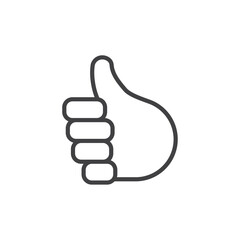 like icon. sign for mobile concept and web design. outline vector icon. symbol, logo illustration. vector graphics.