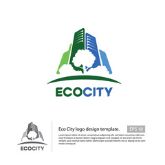Ecocity logo with a tree silhouette for your park logo.
