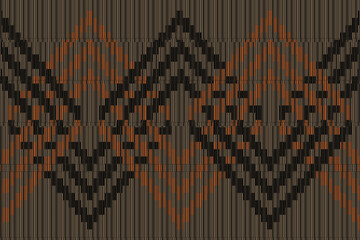 Ethnic abstract ikat art. Aztec ornament print. geometric ethnic pattern seamless color oriental. Design for background, curtain, carpet, wallpaper, clothing, wrapping, Batik, and vector illustration.