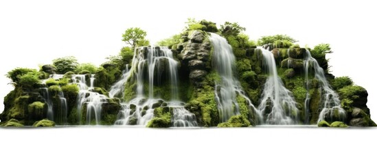 beautiful waterfalls in Plitvice Lakes National Park,