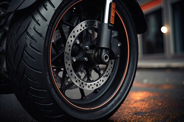 Motorcycle tire size for big bikes in close proximity.