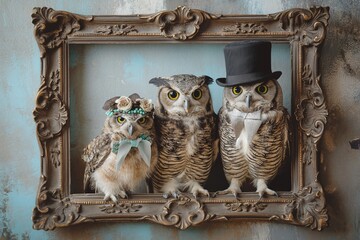This is a collection of owl family sculptures and photos that symbolize good luck and a long life of wealth. Happy New Year, too.
generative ai