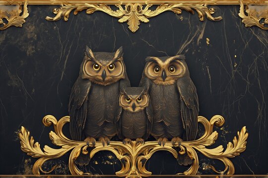 This is a collection of owl family sculptures and photos that symbolize good luck and a long life of wealth. Happy New Year, too.
generative ai