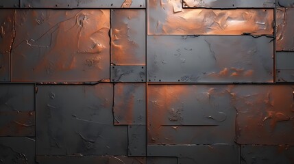 big old steel metallic background