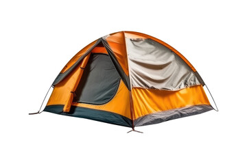 Camping tent isolated on transparent background.