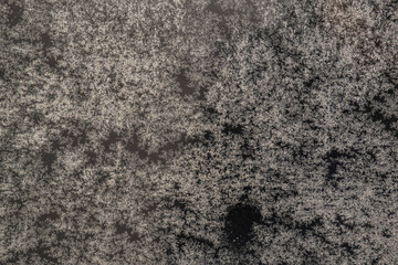 Fototapeta premium The texture of frost on frozen glass. Glass in winter