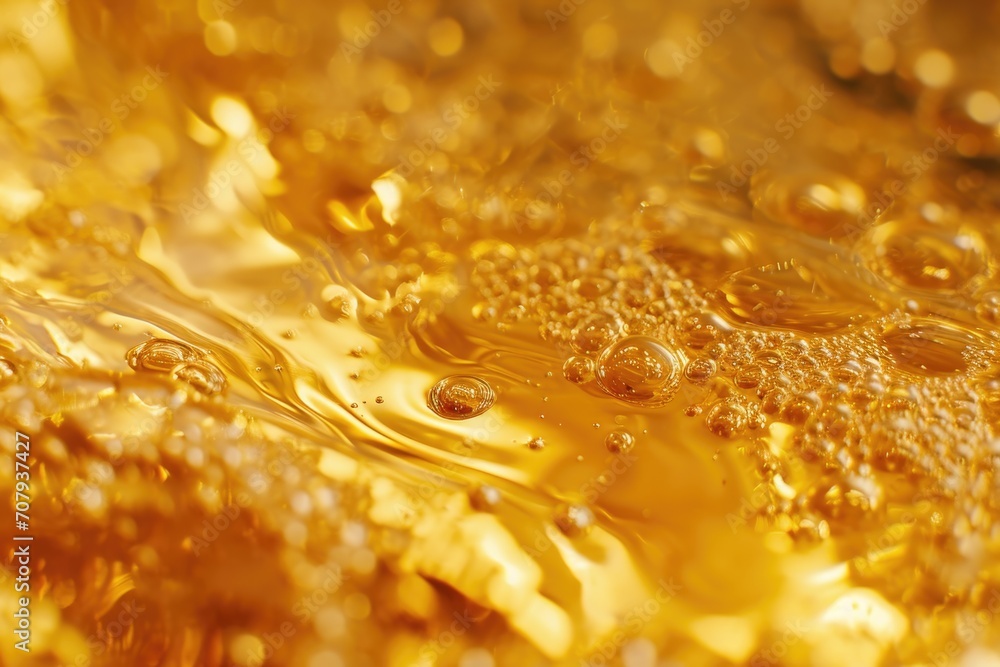 Poster A detailed view of a liquid mixture. Versatile image for various applications