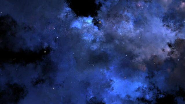 Cosmic clouds looped