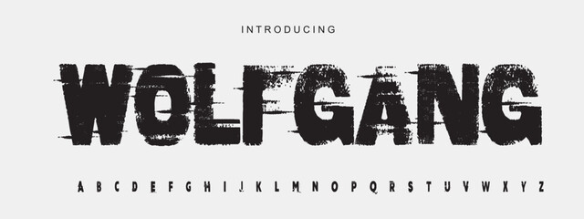 Alphabet font. Typography decorative elegant  lettering for logo. vector illustration