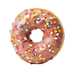 colorful doughnut, donut, isolated, white and transparent background