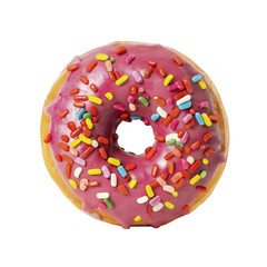 colorful doughnut, donut, isolated, white and transparent background