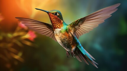 Fototapeta premium hummingbird in flight