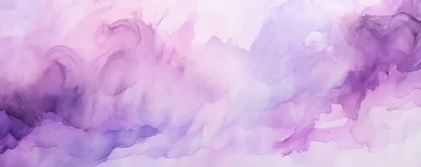 Fotobehang Lilac abstract watercolor background  © GalleryGlider