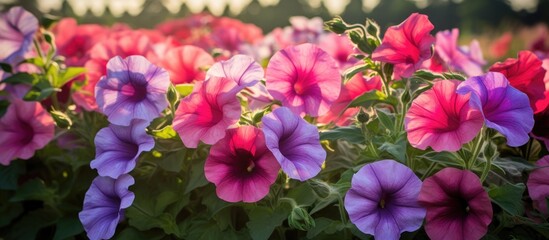 Coral Reef petunias, beautiful in the garden, on an organic farm, and in wedding bouquets.