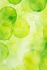 Lime abstract watercolor background 