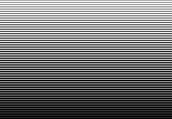 Monochrome manga stile horizontal line background. Pop art blend lines backdrop. Horizontal line pattern. Faded parallel stripes for comic book. - obrazy, fototapety, plakaty