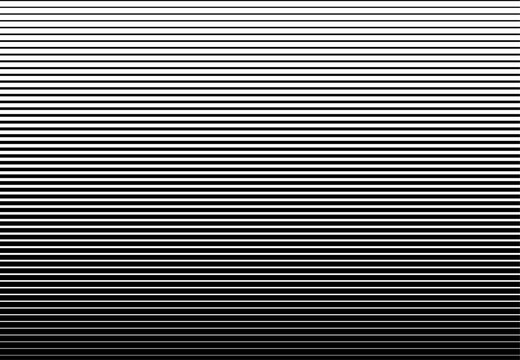 Monochrome manga stile horizontal line background. Pop art blend lines backdrop. Horizontal line pattern. Faded parallel stripes for comic book.