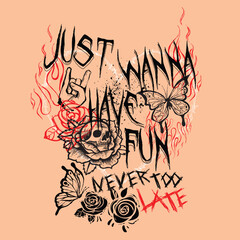 gothic romantic punk design