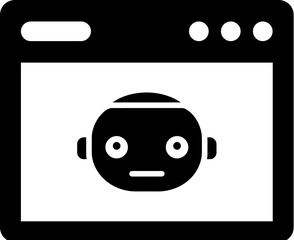 Chatbot assistant icon